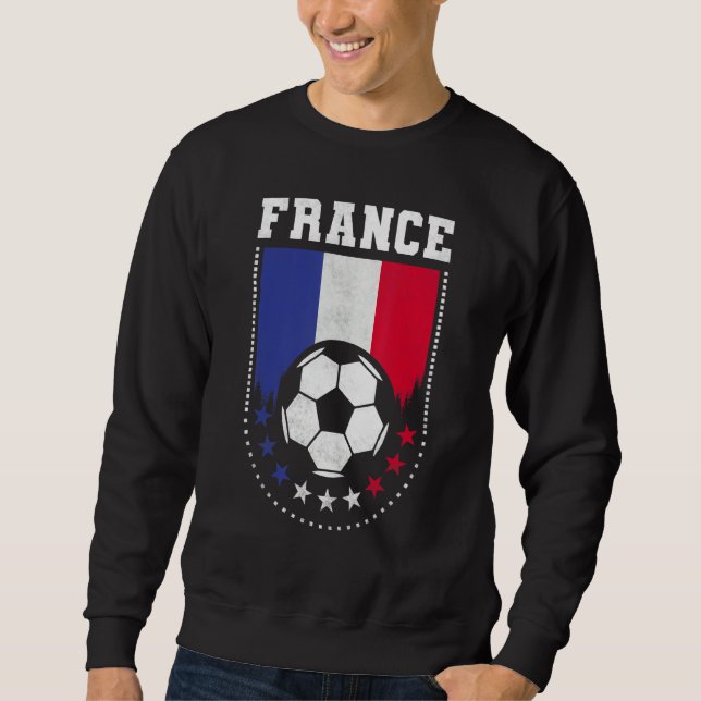Moletom Fã de Futebol da Bandeira da França (Frente)