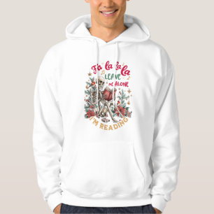 Moletom Fa La La La Deixem-me em Paz Estou a Ler