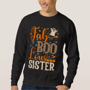 Moletom Fab Boo Lous Sister Family Matando Halloween Sist