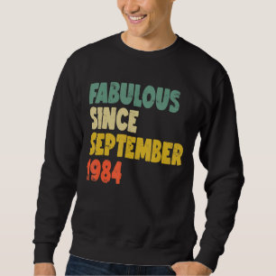 Moletom Fabulosa Desde Setembro De 1984 Menina Mulher B