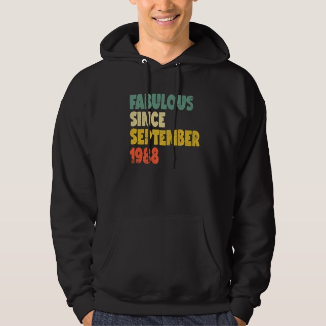 Moletom Fabulosa Desde Setembro De 1988 Menina Mulher B (Frente)