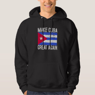 Moletom Faça Cuba Excelente Novamente Presente na Bandeira