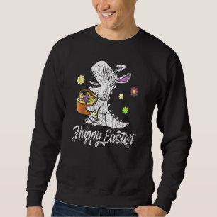 Moletom Faca De Ovos Bunny Rex Dinossauro Dia Do Felz pasc