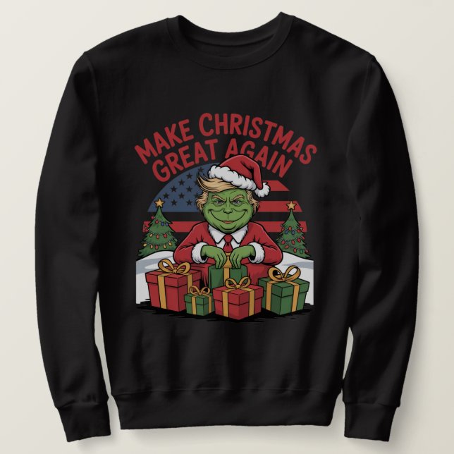 Moletom Faça o Natal Grande Novamente (Frente do Design)