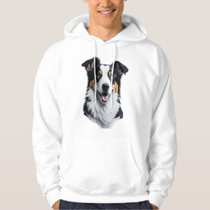 Moletom Face de Border Collie