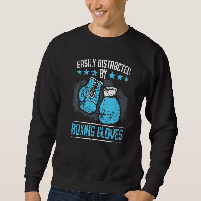 Moletom Facilmente Distraído Por Boxer Glove Boxer Coach S (Frente)