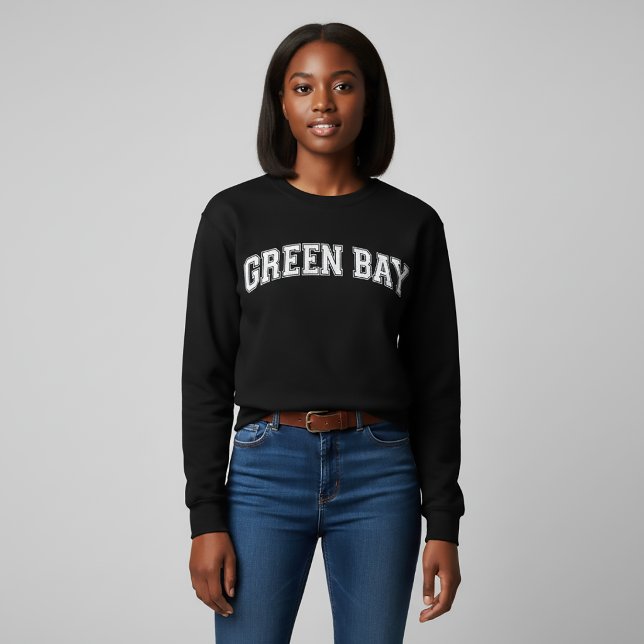 Moletom Faculdade de GREEN BAY ao estilo americano (Criador carregado)