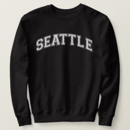 Moletom Faculdade de Sweater Style University da SEATTLE