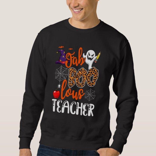 Moletom Faculdade Faboolosa de Professores Spooky Ghost En (Frente)