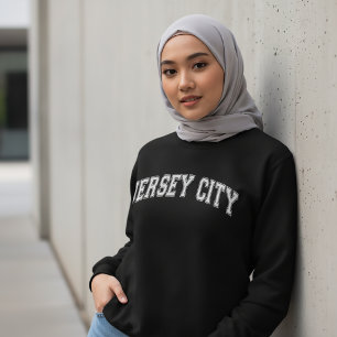 Moletom Faculdade Universitária de JERSEY CITY ao estilo a