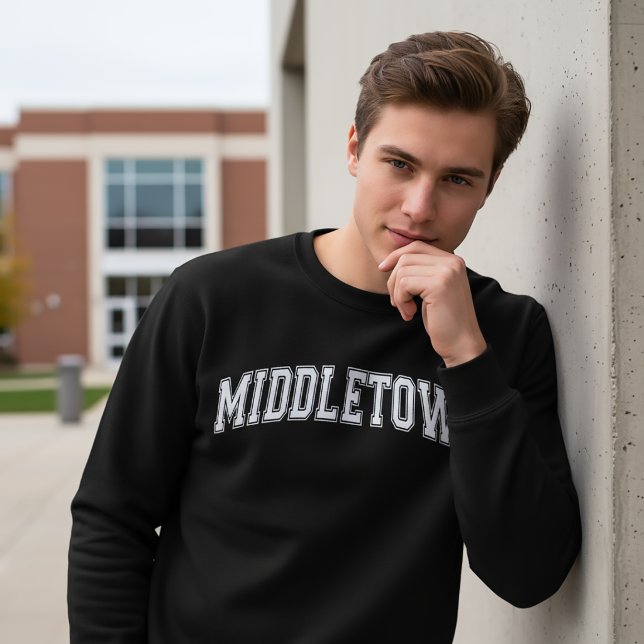 Moletom Faculdade Universitária de MIDDLETOWN ao Estilo Am (Criador carregado)