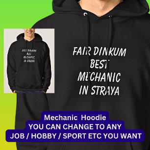 Moletom Fair Dinkum BEST MECHANIC em Straya