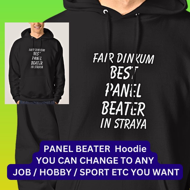 Moletom Fair Dinkum BEST PANEL BEATER em Straya (Criador carregado)