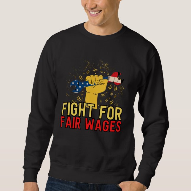 Moletom Fair Wages Labor Rights Income Inequality (Frente)