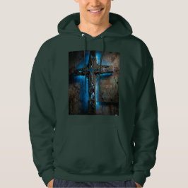 Moletom Faith in Christ Alone – Metallic Cross Hoodie