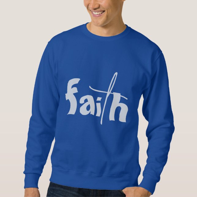 Moletom FAITH Royal Blue (Frente)