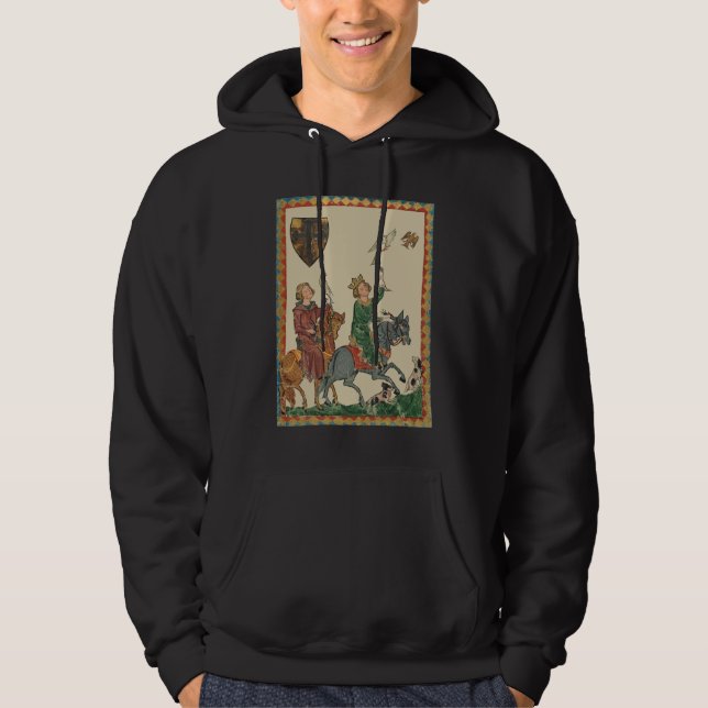 Moletom Falcoaria, Códice Manesse do Século XIV (Frente)