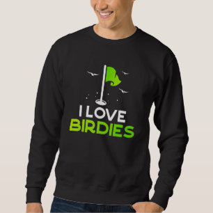 Moletom Fale Birdie Comigo Golf Pun Eu Adoro Birdies Golfi