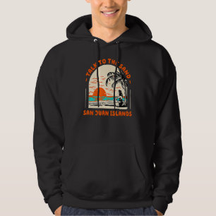 Moletom Fale Com A Praia Sand San Juan Islands Washington