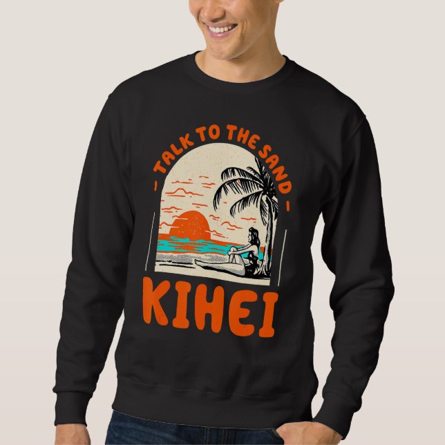 Moletom Fale Com A Sand Kihei Beach Hawaii Ocean S (Frente)