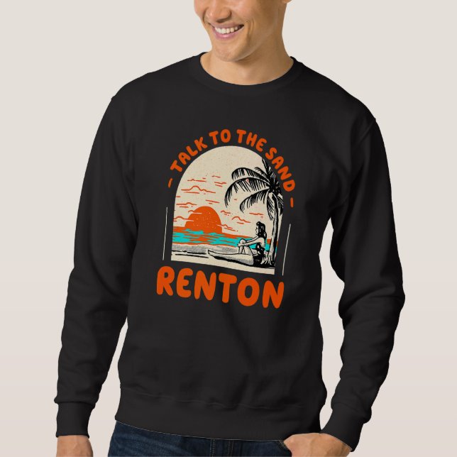 Moletom Fale Com O Sand Renton Beach Washington Ocean Sum (Frente)