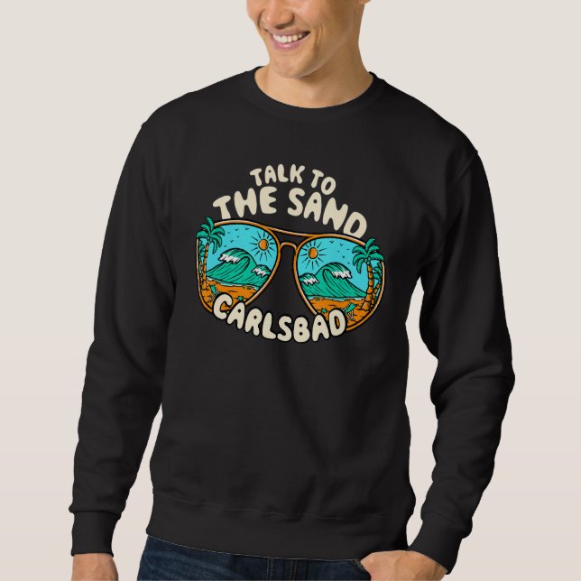 Moletom Fale Com O Tropic Sand Carlsbad Summer California (Frente)