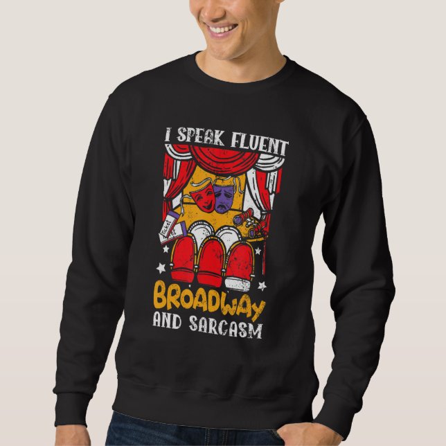 Moletom Falo De Fluent Broadway E Nerd De Teatro De Sarcas (Frente)