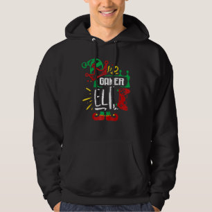 Moletom Família de Elfo Gamer Combinando Grupo de Natal Ca