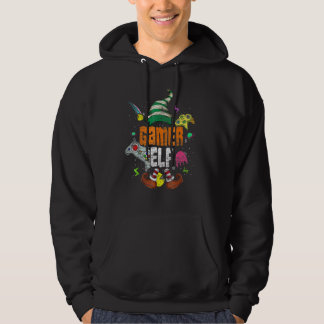 Moletom Família de Elfo Gamer Combinando Grupo de Natal Pi