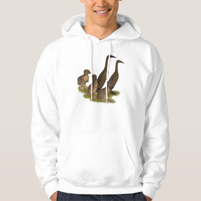Moletom Família de Pato Chocolate Runner (Frente)