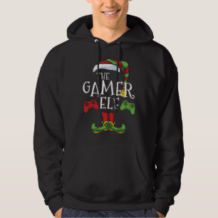 Moletom Família Gamer Elf Correspondendo ao Natal Engraçad