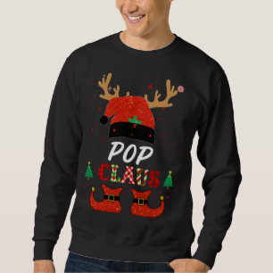 Moletom Família Pop Claus Correspondência de Natal