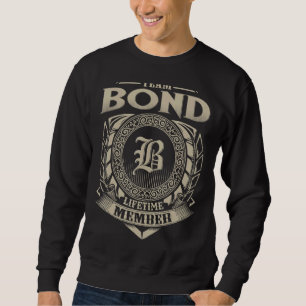 Moletom Família Vintage BOND do Membro da Obrigação de Equ