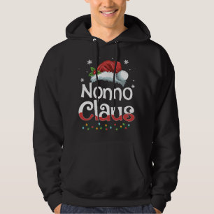 Moletom Famílias de Natal de Nonno Claus Correspondendo Pa