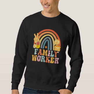 Moletom Family Worker Groovy Vintage Social Work Life Cowo