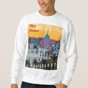 Moletom Famoso hotel de luxo Negresco em Nice França