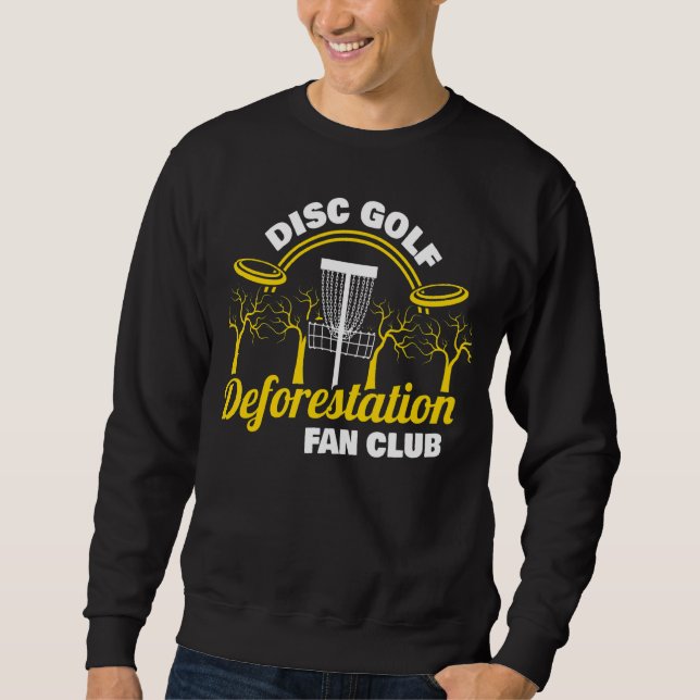 Moletom Fan Club de Desmatamento Frisbee Disco Golf Disk G (Frente)