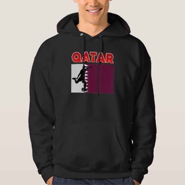 Moletom Fan Qatar National Team World Futebol Soccer Cham (Frente)