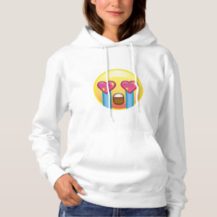 Moletom Fangirl Fandom Louco Gritando Emoji Hoodie