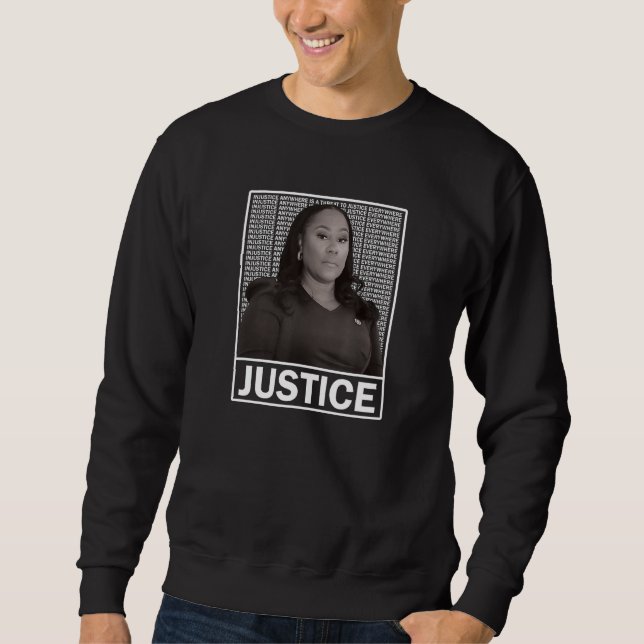 Moletom Fani Willis District Attorney Busca Justiça (Frente)