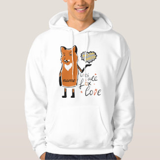 Moletom Fanny Fox Amadurece Com Todo Amor Nome Costum - Fo