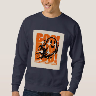 Moletom Fantasma Boo de Halloween Fofo
