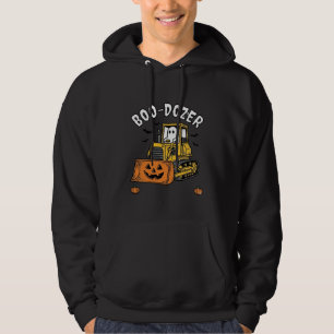 Moletom Fantasma de Halloween Boo Dozer Bulldozer Engraçad