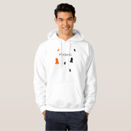 Moletom Fantasma de Halloween Fofo Laranja, Preto Personal