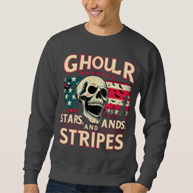 Moletom Fantasmas, Estrelas e Stripes (Frente)