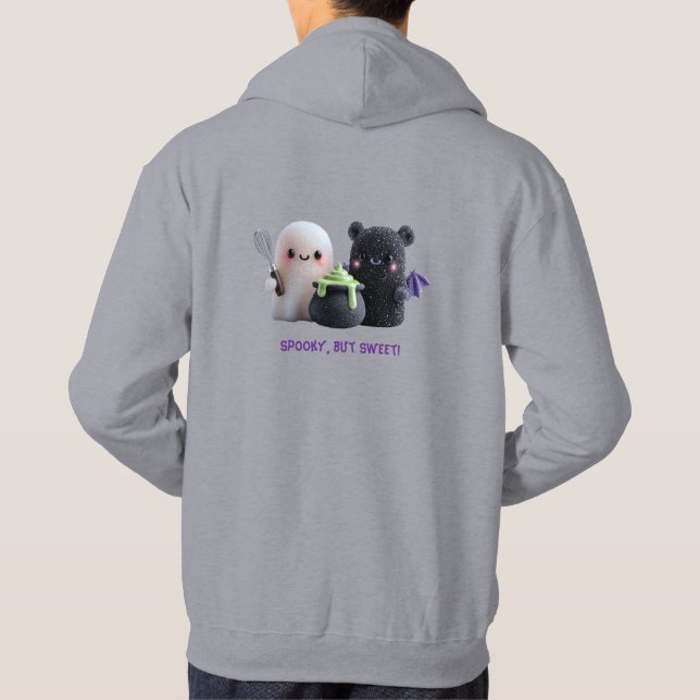 Moletom Fantasminha Mas Doce Fantasma & Urso Fofo   (Verso)