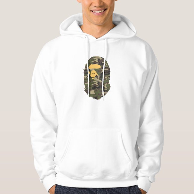 Moletom Fantástico Hoodie do logotipo B Ape (Frente)