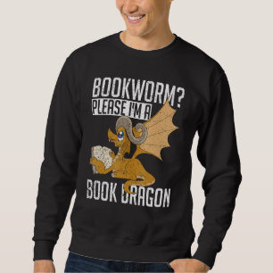 Moletom Fantasy Animal Book Dragon Bookworm Nerd Rea
