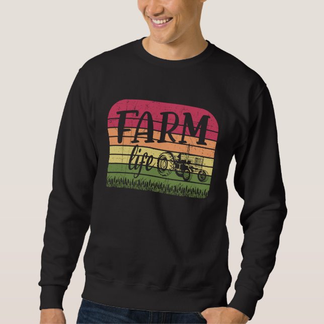 Moletom Farm Life Rancher Barnyard Harvest Farming Barn Ca (Frente)