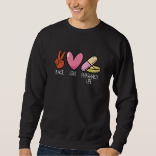 Moletom Farmacêutico de Medicina da Peace Love